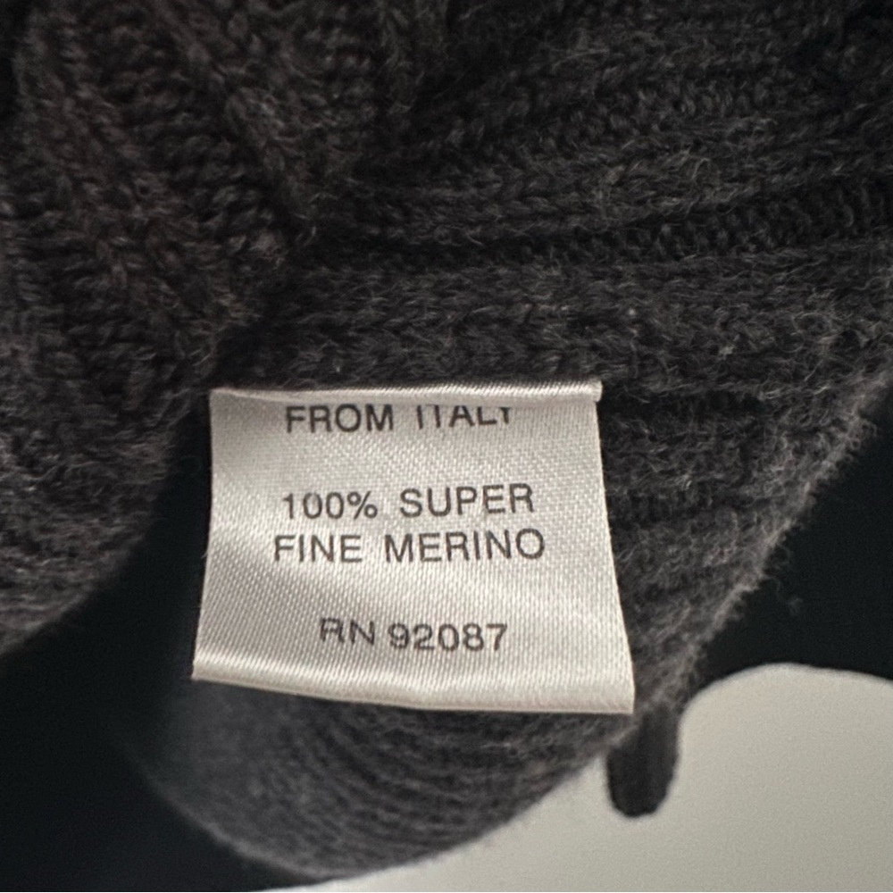 Saks Chevron Sweater 100% Super fine Merino Wool Size XS - Picture 4 of 5
